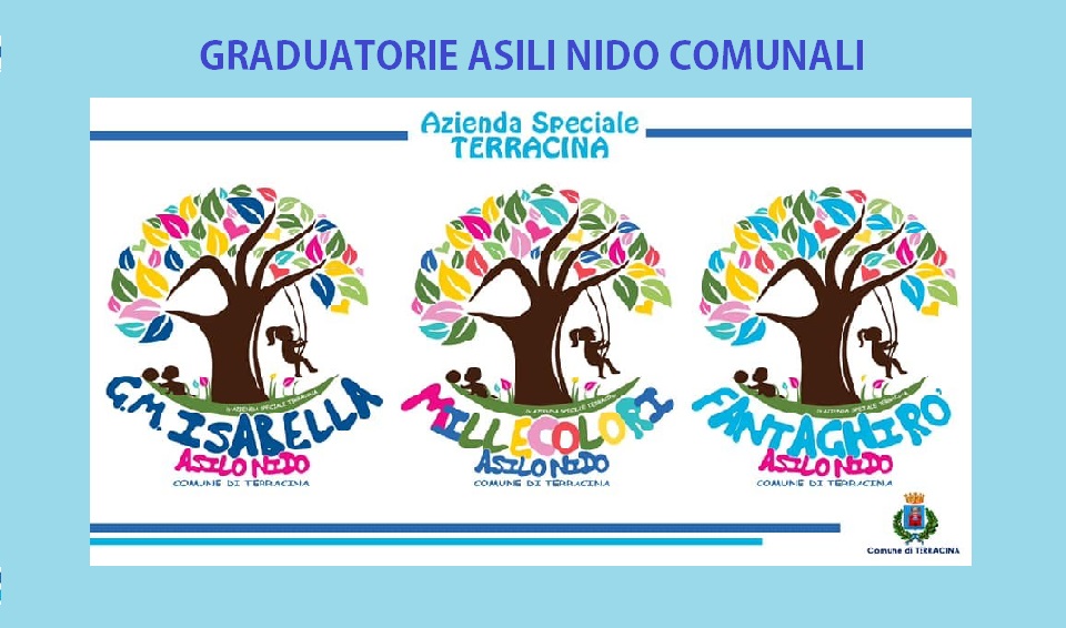 PUBBLICAZIONE GRADUATORIE ASILI NIDO COMUNALI ANNO EDUCATIVO 2024/2025